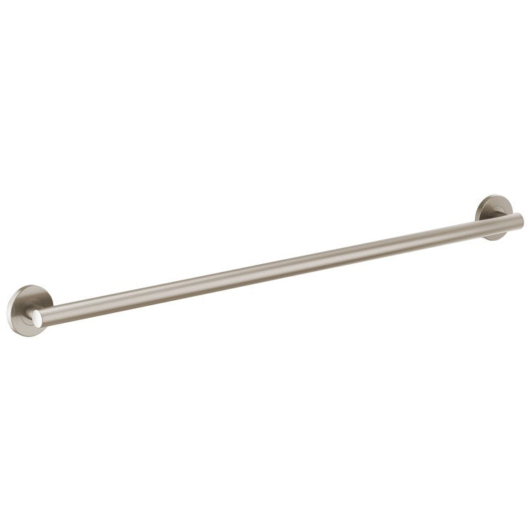 Grab Bar 42 Inch European Round Brilliance Luxe Gold ADA Concealed Mount Metal - Frankwebs