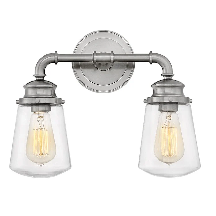 Fritz Two-Light Bathroom Vanity Fixture - Frankwebs