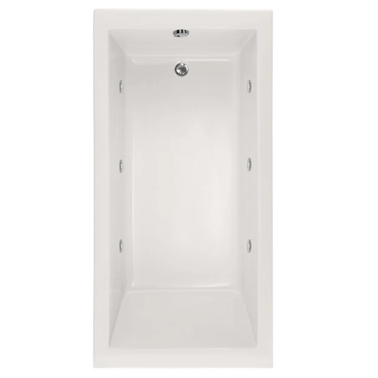 Whirlpool Tub Designer Collection Lacey 60 x 32 x 20 Inch Drop-In End Drain White Rectangle - Frankwebs
