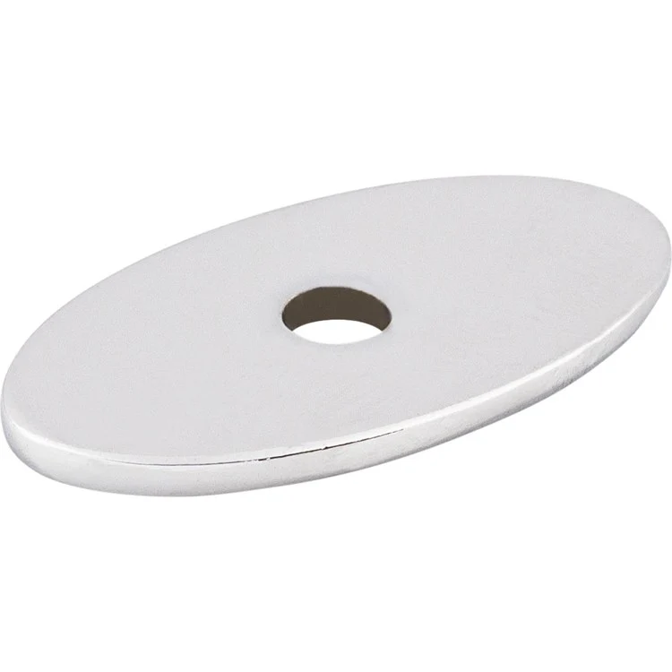 Backplate Sanctuary Oval 1-1/4 Inch Polished Chrome Steel TK58PC - Frankwebs