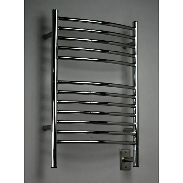 Jeeves E 12-Bar Curved Stainless Steel Towel Warmer - Frankwebs