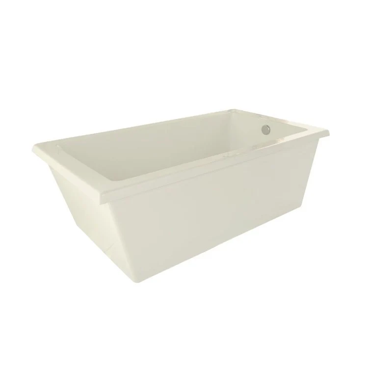 Soaking Tub Designer Collection Lucy 72 x 36 Inch Freestanding Tub Only End White Acrylic - Frankwebs