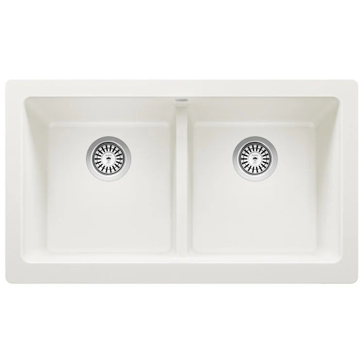 Kitchen Sink Vintera 33 x 19 Inch Double Bowl Cinder Apron Front Rectangle - Frankwebs