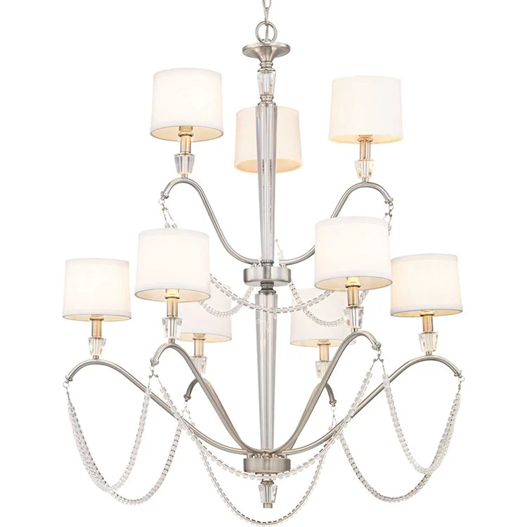 Stratham Nine-Light Two-Tier Chandelier - Frankwebs