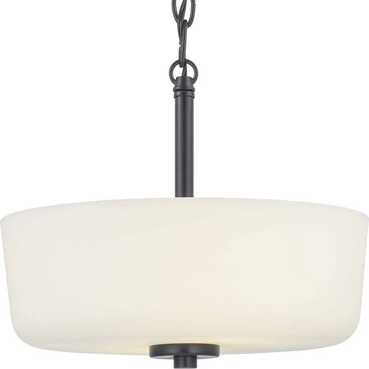 Tobin Two-Light Convertible Semi-Flush Mount Ceiling Fixture/Pendant - Frankwebs