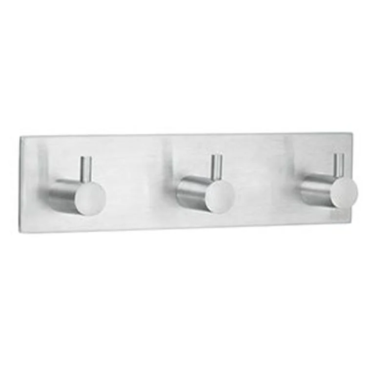 Hook Design Triple Brushed Stainless Steel 11 x 11 x 2-1/2 Inch 1-1/4 Inch Wall Mount - Frankwebs