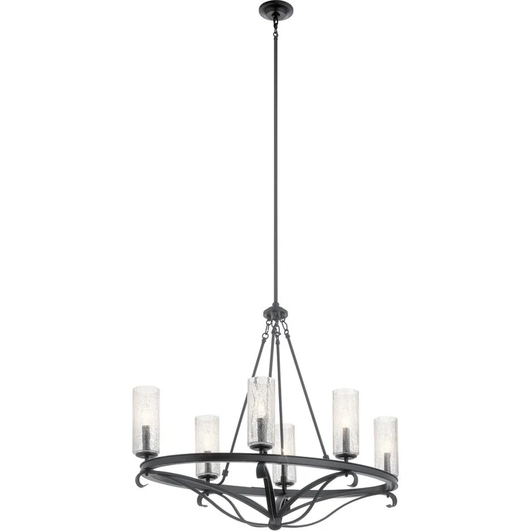 Krysia Six-Light Oval Chandelier - Frankwebs