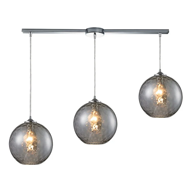 Watersphere Three-Light Linear Pendant - Frankwebs