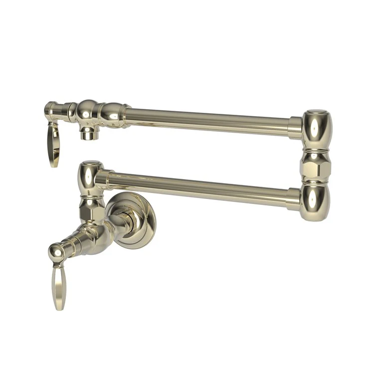 Pot Filler Metropole Wall Mount 2 Lever ADA French Gold PVD - Frankwebs