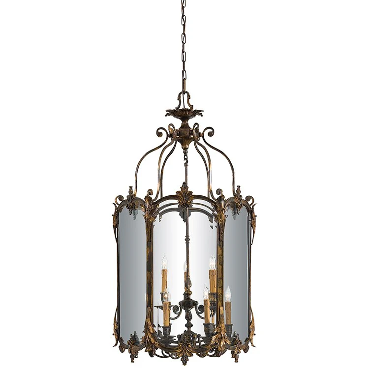 Family Collection Nine-Light Two-Tier Foyer Pendant - Frankwebs