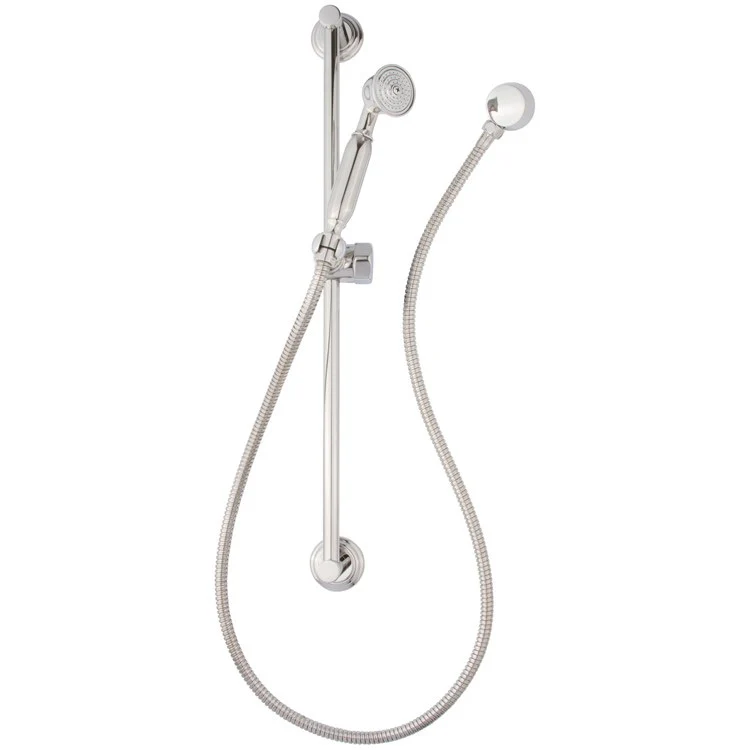 Handshower Set Tub and Shower with Slidebar Matte White 1 Function 1.8 Gallons per Minute - Frankwebs