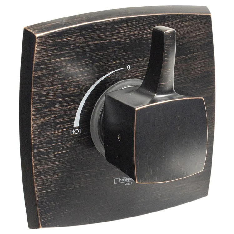 Pressure Balance Valve Trim Ecostat Classic Square 1 Lever Rubbed Bronze ADA 5.44 Gallons per Minute - Frankwebs