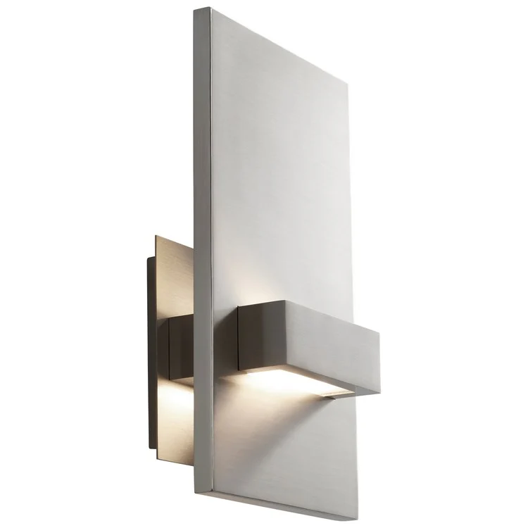 Vela Two-Light Wall Sconce - Satin Nickel - Frankwebs