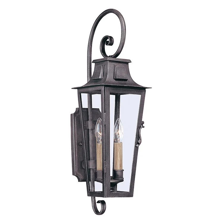 Parisian Square Two-Light Medium Outdoor Wall Lantern - Frankwebs