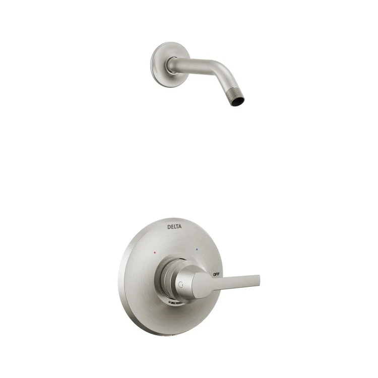 Shower Trim Galeon 14 Less Head Lumicoat Stainless ADA 6-1/2 Inch - Frankwebs