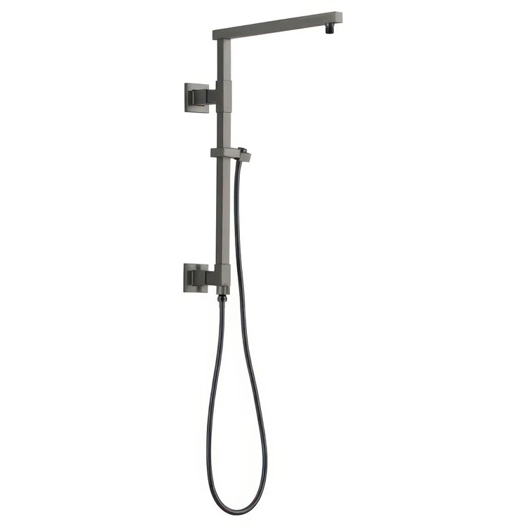 Shower Column Emerge Universal Showering Components Angular Matte Black 18 Inch - Frankwebs