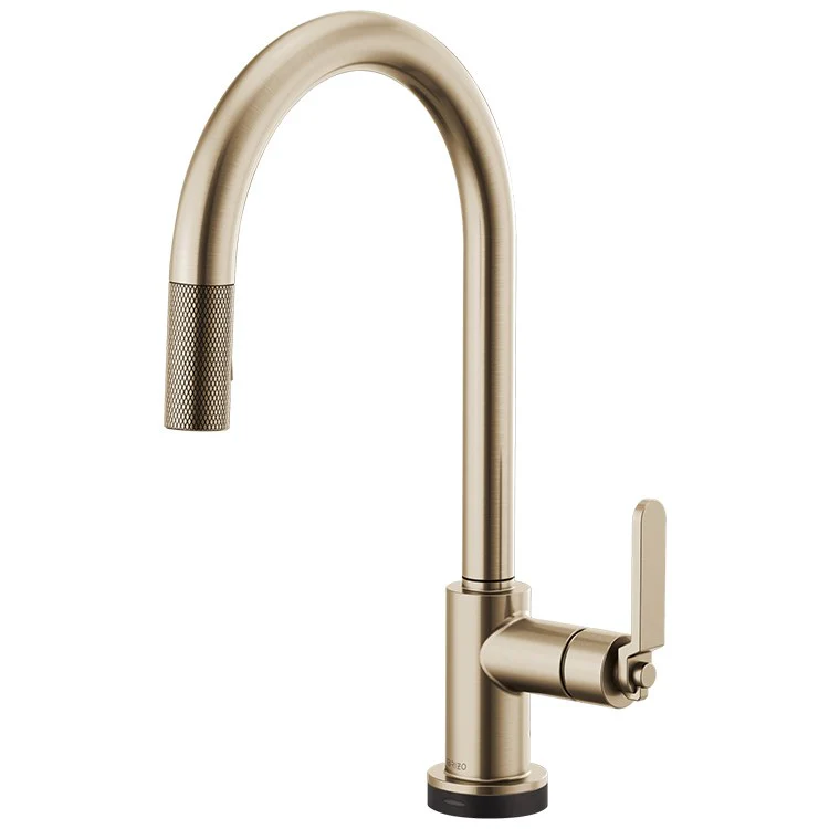 Litze Single Handle SmartTouch Pull Down Faucet with High-Arc Spout/Industrial Handle - Frankwebs