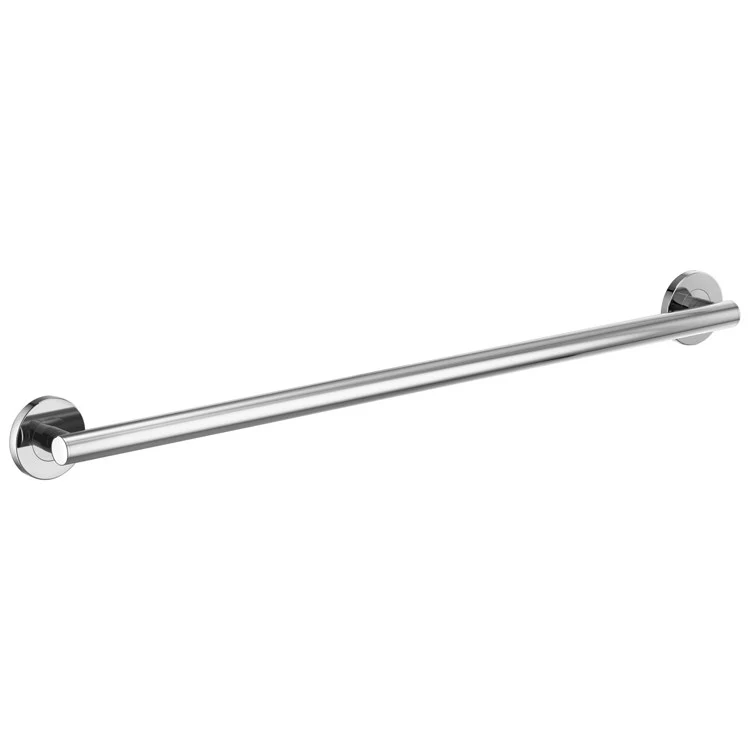 Grab Bar 36 Inch European Round Brilliance Luxe Gold ADA Concealed Mount Metal - Frankwebs
