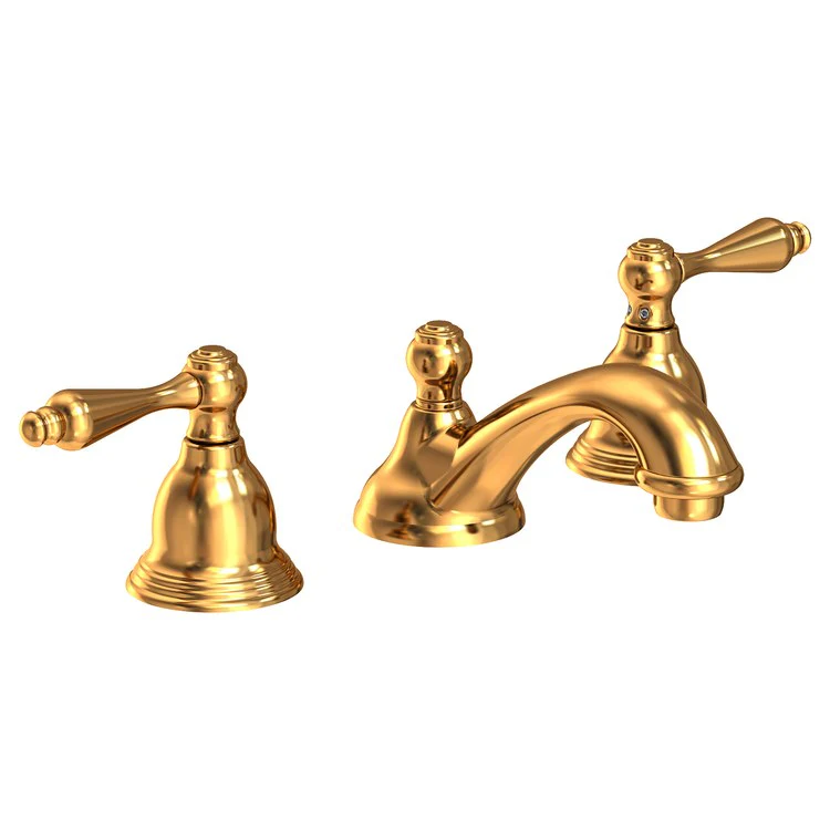 Seaport Two Handle Widespread Bathroom Faucet with Drain - Aged Brass - Frankwebs