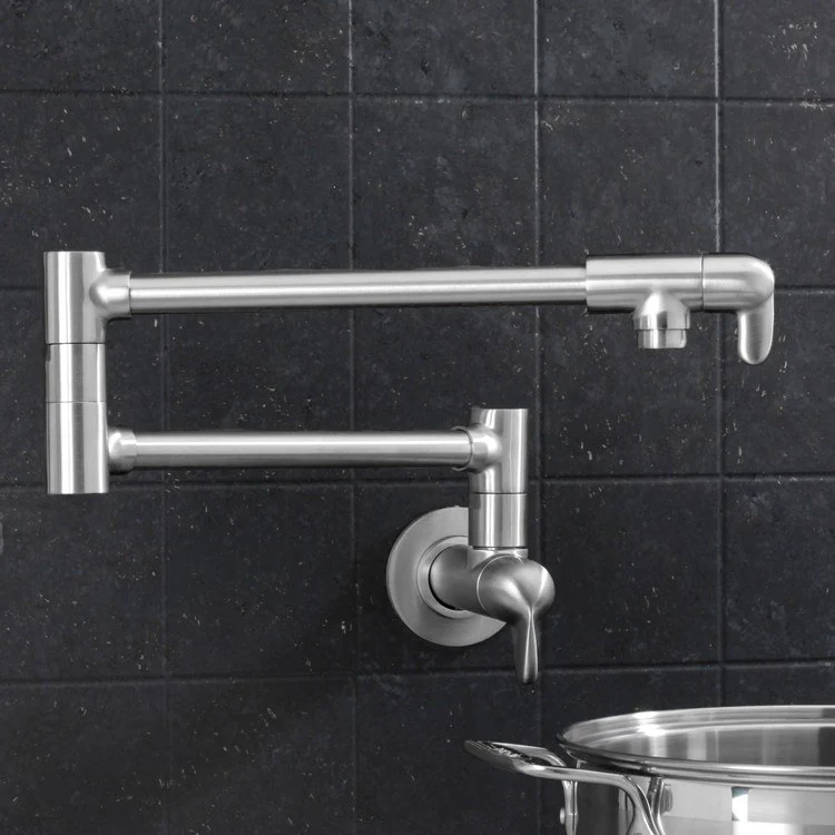 Allegro E Two Handle Wall-Mount Pot Filler - Frankwebs