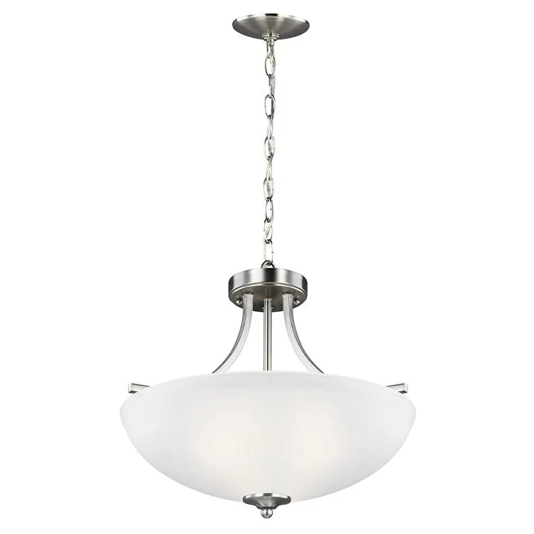 Geary Two-Light Medium Convertible Semi-Flush Mount Ceiling Fixture/Pendant - Frankwebs