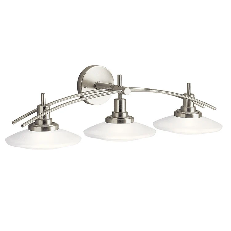 Structures Three-Light Halogen Bathroom Vanity Fixture - Frankwebs