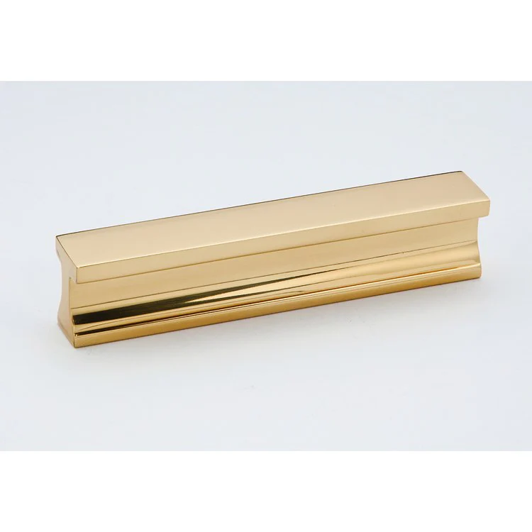 Pull Linear Polished Brass 4 Inch 4-1/2 Inch 5/8 Inch - Frankwebs