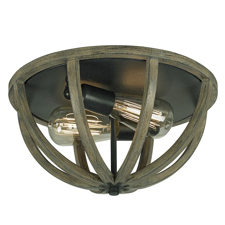 Allier Two-Light Flush Mount Ceiling Fixture - Frankwebs