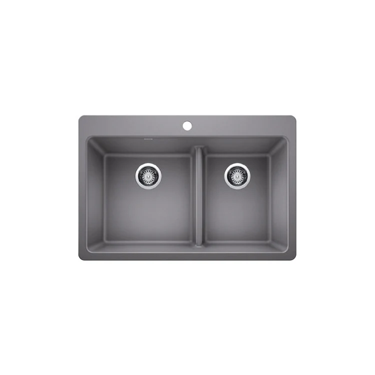 Kitchen Sink Corence 33 x 22 Inch Double Bowl 1-3/4 Double Low Divide 1 Hole Cafe Drop-In/Undermount - Frankwebs