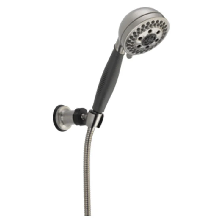 Handshower Set Universal Showering Components Matte Black 5 Function ADA WaterSense 1.75 Gallons per Minute Adjustable Wall Mount - Frankwebs