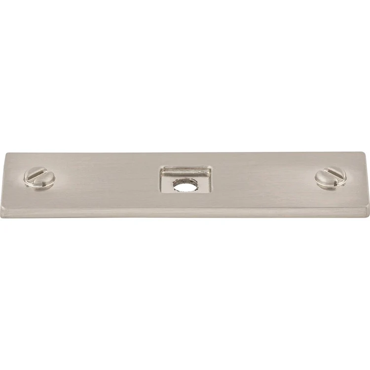 Backplate Barrington Channing 3 x 7/8 x 1/8 Inch Brushed Satin Nickel Zinc Alloy TK741BSN - Frankwebs
