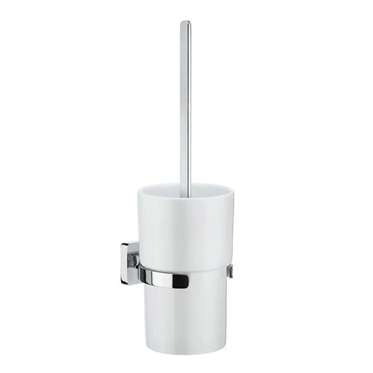 Ice Wall-Mount Porcelain Toilet Brush and Holder - Frankwebs