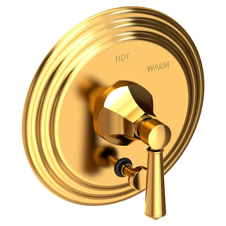 Metropole Pressure Balance Tub/Shower Valve Trim Only with Lever Handle - Midnight Chrome - Frankwebs