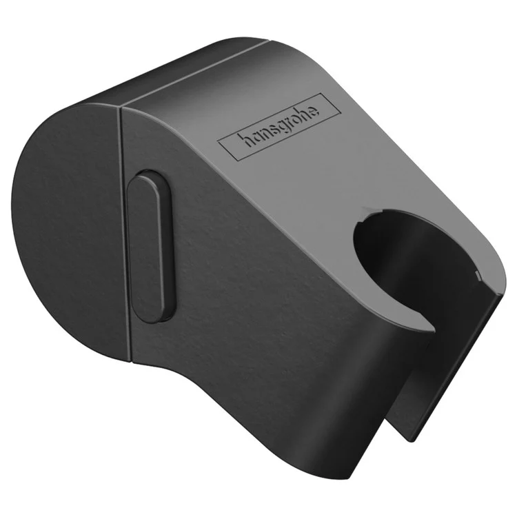 Handshower Holder WallStoris Push Slider Matte Black Plastic - Frankwebs