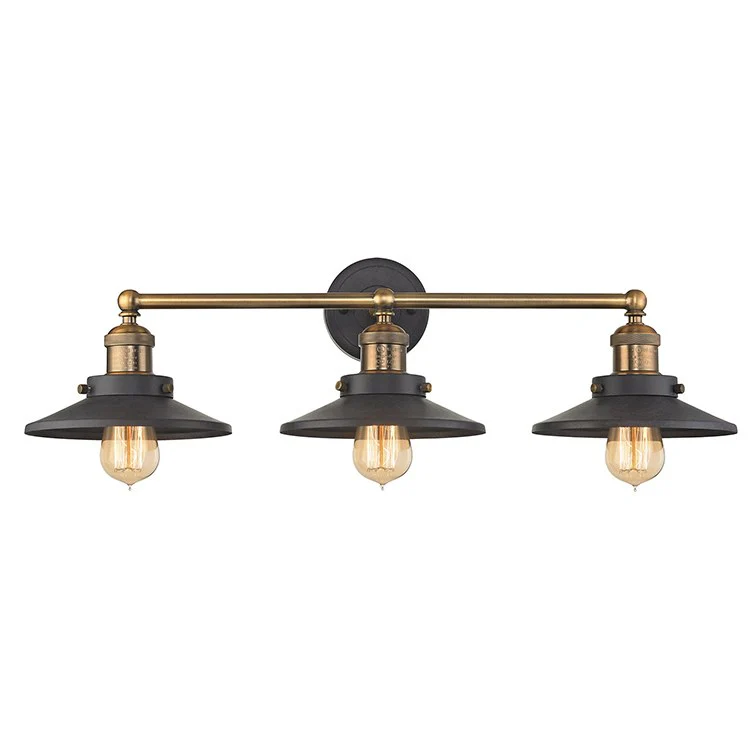 English Pub Three-Light Bathroom Vanity Fixture - Frankwebs