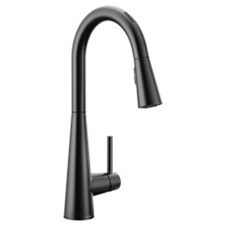 Kitchen Faucet Sleek Smart 1 Lever ADA Matte Black Pull Down - Frankwebs