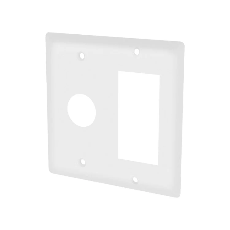 Faceplate Jeeves Double Gang 4-1/2 x 4-1/2 Inch Brushed Stainless for Hardwire Towel Warmer - Frankwebs