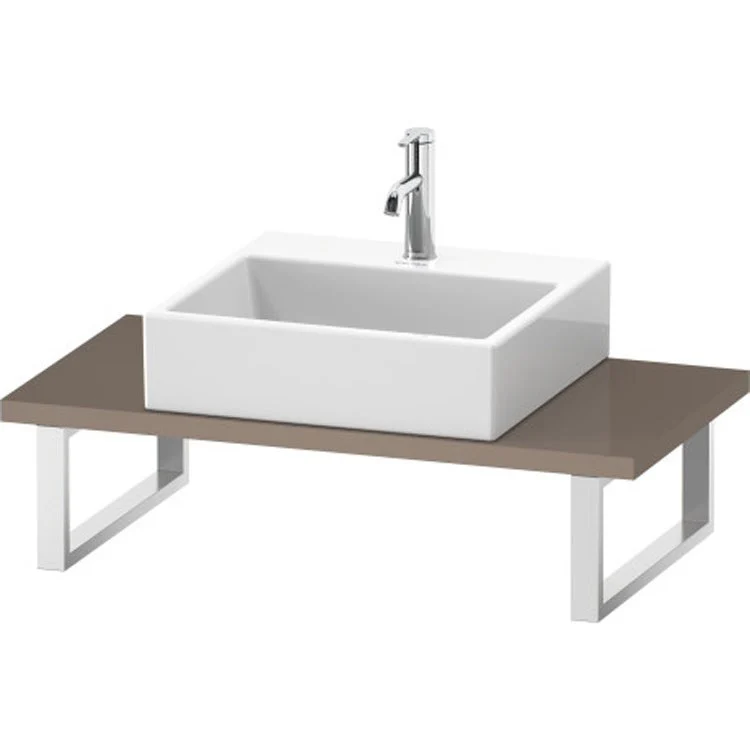 Lavatory Console L-Cube Mediterranean Oak Single Basin Compact 31-1/2 x 18-7/8 Inch 1-1/8 Inch - Frankwebs