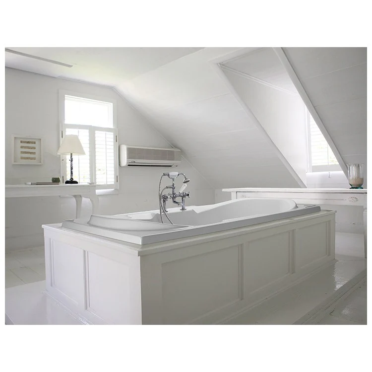 Tub Tranquility 2 72 x 42 Inch Drop-In Stream Bath Center White Acrylic CXL 106 Gallons - Frankwebs