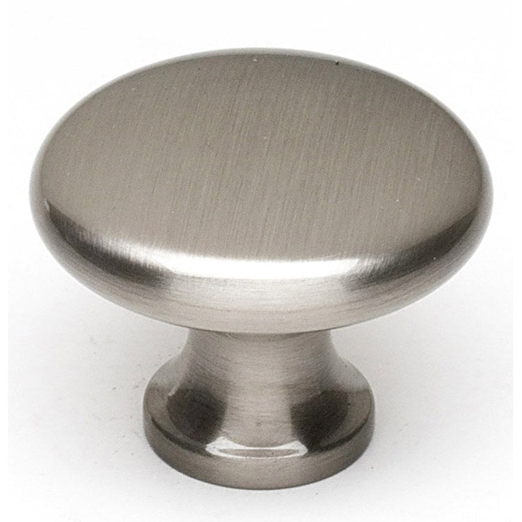 Knob I Collection Round Polished Nickel Brass 1-1/4 Inch 1 Inch 5/8 Inch - Frankwebs