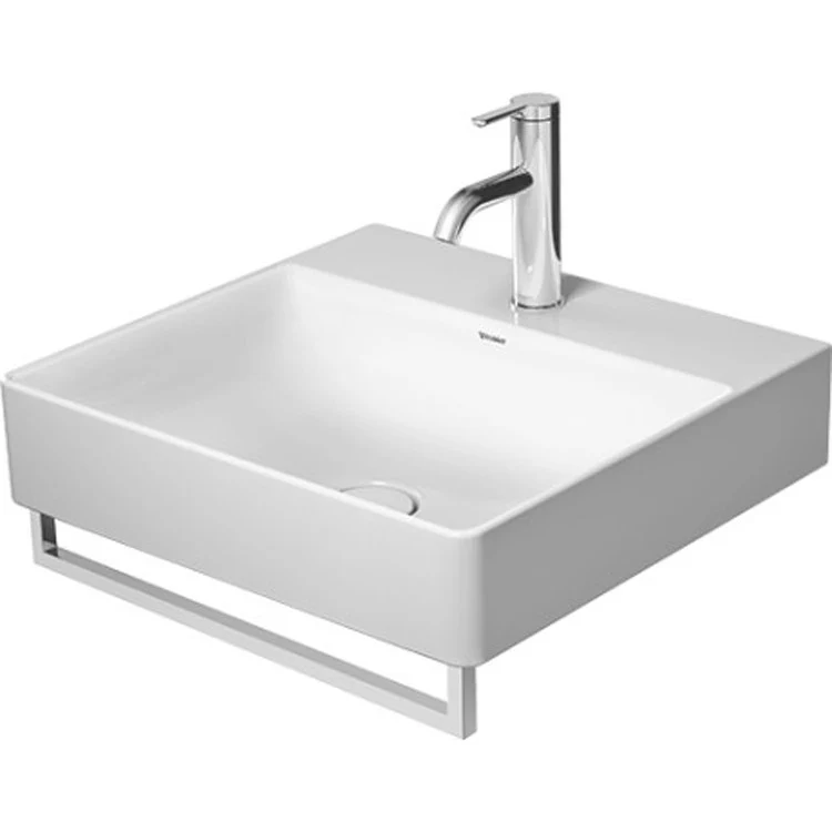 Towel Bar 17-3/4 Inch Rail Square Chrome Metal 2-1/2 Inch for 045450/235050/235350 Washbasins - Frankwebs