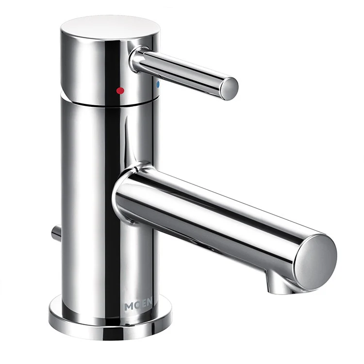 Align Single Handle Low-Arc Bathroom Faucet with Pop-Up Drain - Frankwebs