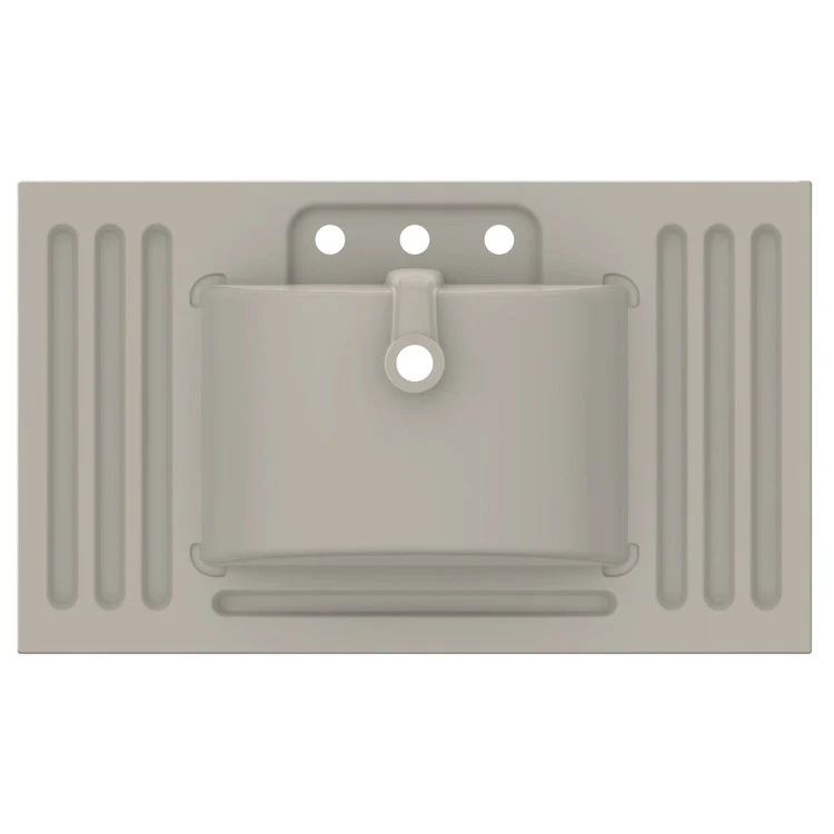 Vanity Top Ceramic Top Centerset 37 x 22 Inch White 8 Inch Spread Ceramic 3 Hole 3 Centimeter - Frankwebs