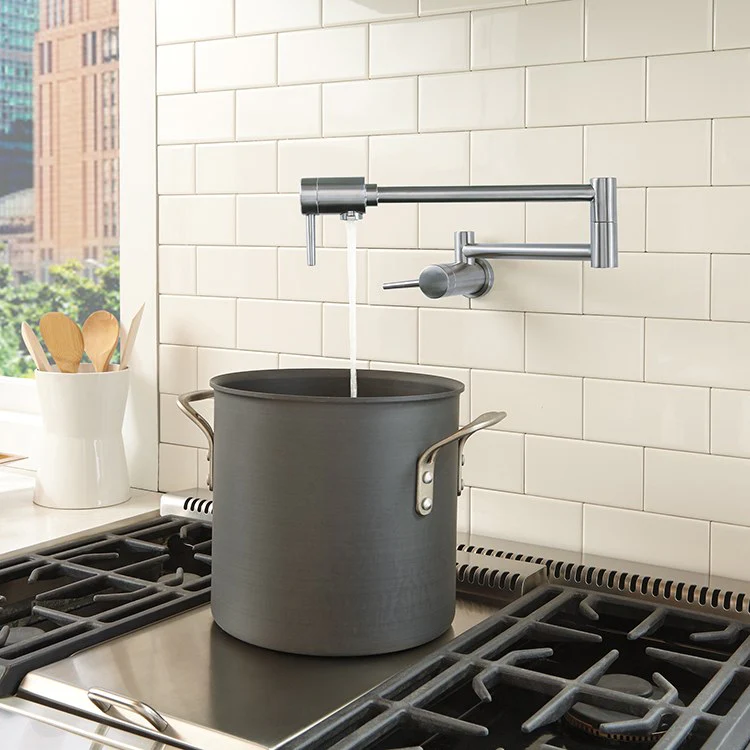 Contemporary Wall-Mount Pot Filler - Frankwebs