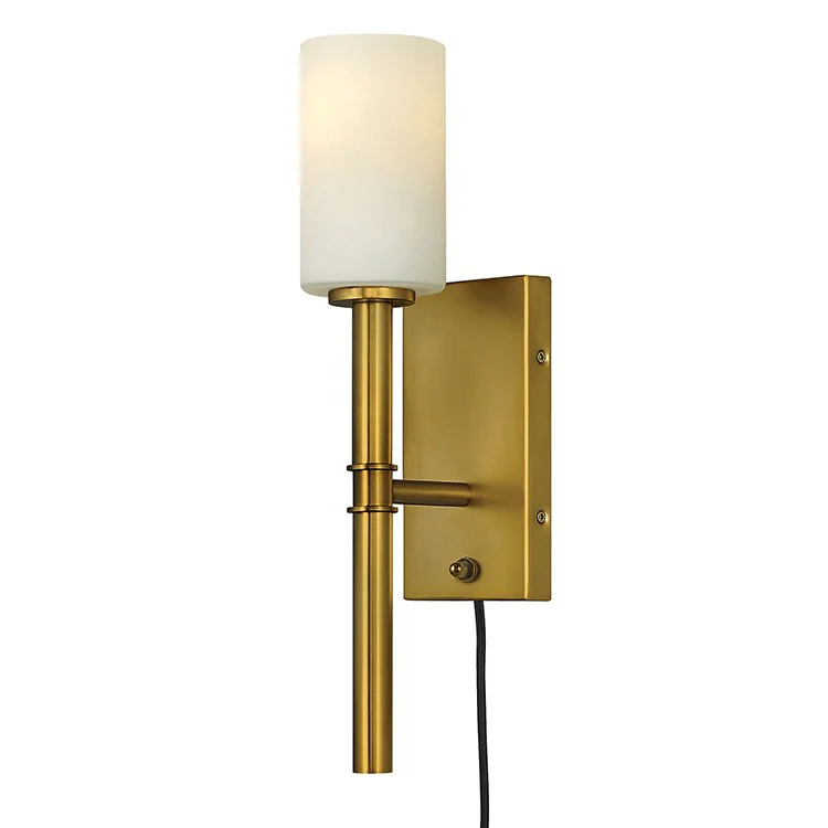 Margeaux Single-Light Plug-In Wall Sconce - Frankwebs