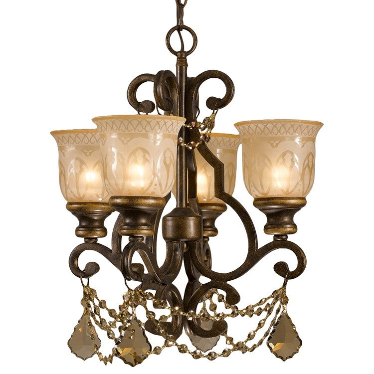 Norwalk Four-Light Mini Chandelier - Frankwebs