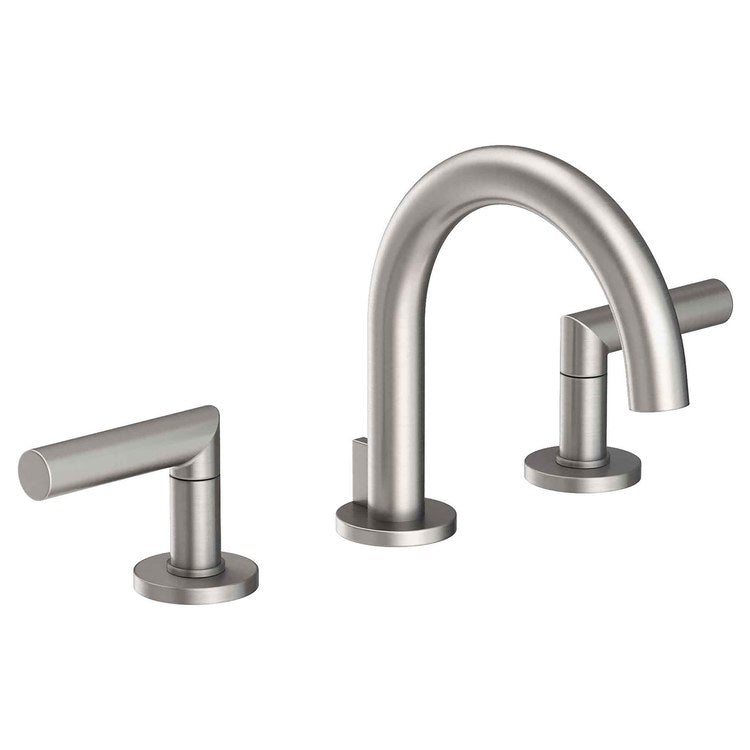 Lavatory Faucet Pavani Widespread 8 to 20 Inch Spread 2 Lever ADA Aged Brass 1.2 Gallons per Minute Brass Spout Height 3-1/8 Inch - Frankwebs