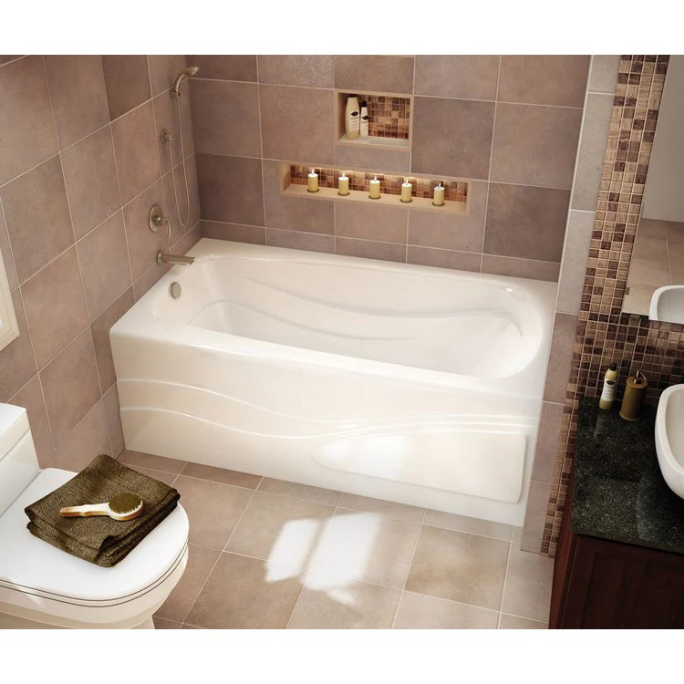 Tub Tenderness 60 x 42 Inch Alcove Aeroeffect Left Hand White Acrylic - Frankwebs