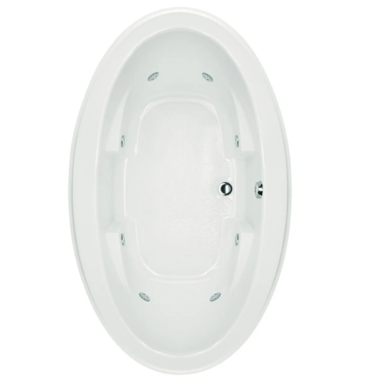 Whirlpool Tub Designer Collection Nina 72 x 44 x 22 Inch Freestanding Center Drain Bone Oval - Frankwebs