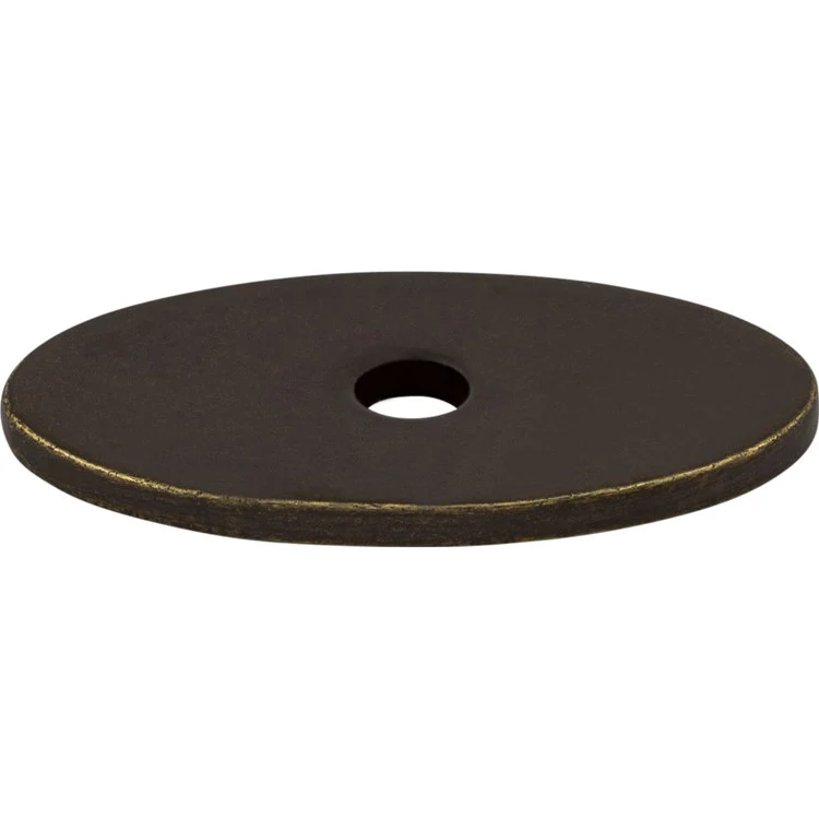 Backplate Sanctuary Oval 1-1/4 Inch German Bronze Steel TK58GBZ - Frankwebs